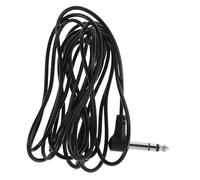 HAMPPLIES 3.5mm to 6.35mm Male Jack Audio Cable Right Angle Connector, 0.5m Mic Cord for Microphone Mixer Amplifier Keyboard and Laptop Audio System