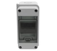 HAMPPLIES 3 Way Power Distribution Protection Box with Window, Ip65 Weatherproof Electrical Enclosure for Indoor and Outdoor Wall Mount