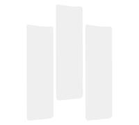 HAMPPLIES 3pcs Clear Hair Highlighting Paddle Boards for Precise Balayage Dyeing Lightweight Reusable Foiling Tools for Salon and Home Use Easy to Clean Hair Coloring Accessories