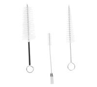 HAMPPLIES 3pcs Flute Care Brush with Dense Nylon Bristles for Woodwind Instruments Lightweight and Portable Flute Cleaning Tool for Maintenance of Piccolo