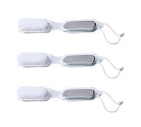 HAMPPLIES 3Pcs Foot Files Double-Sided Callus Removers Pumice Stone Pedicure Tool for Dead Skin Removal Washable Reusable Foot Care Suitable for Elderly Waiters Teachers and Sports