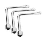 HAMPPLIES 3pcs Internal Triangle Spanner Key Multi-Purpose Valve Wrench for Elevator Doors Water Boxes Electric Control Cabinets Compact Portable Water Shut Off Tool