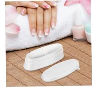 HAMPPLIES 3pcs Nail Art Powder Collection Trays French Manicure Dip Boxes Lightweight Portable Nail Storage Holders for DIY Gradient Glitter and Dip Powder