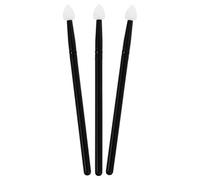 HAMPPLIES 3Pcs Silicone Eyeshadow Brush for Women Portable Lightweight Eye Makeup Tools with Soft Supple Tips for Blending Eyeliner Eyebrow and Eyelash Application Professional Makeup Kit
