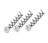 HAMPPLIES 3Pcs Spiral Bun Pins Hair Styling Tools for Women Easy to Use U Shaped Clips for Messy Buns for Daily Life Parties and Weddings Comfortable and Lightweight Hair Accessories