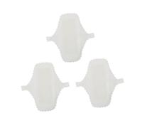 HAMPPLIES 3Pcs Washable Menstrual Cloth Pads Reusable Cotton Sanitary Towels Waterproof Layer for Heavy Flow Breathable Period Pads for Women