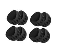 HAMPPLIES 4 Pairs Toeless Half Socks for Women Breathable Invisible Toe Topper Liner Socks Open Toe Design for High Heels Pumps Sandals Prevent Blisters Sweat Absorption Promote Circulation