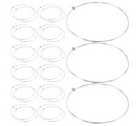 HAMPPLIES 40pcs Guitar Steel String for Acoustic Electric Guitars Metal Replacement Strings Acoustic for Daily Practice and Live Performances