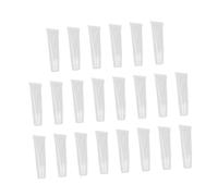 HAMPPLIES 40Pcs Refillable Lip Balm Tubes Leak Cosmetic Containers Soft Squeezable Lip Gloss Tubes for Women DIY Handmade Lipstick Storage
