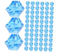 HAMPPLIES 450pcs Acrylic Fake Ice Cubes Non-Melting Simulation Ice for Photography Props Reusable Table Scatter Decor for Weddings and Events