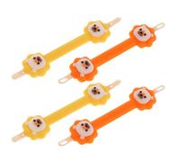 HAMPPLIES 4PCS Ear Nose Nail Cleaner Set with Lion Design Safe Ear Wax Picker Tool and Nose Cleaner for Newborns Gentle Nail Cleaning Kit for Hygiene Care at Home Colorful Grooming