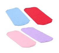 HAMPPLIES 4pcs Exfoliating Back Scrubber - Bath Exfoliating Washcloth Shower Back Scrubber Towel for Deep Cleaning Body Home Travel Use Shower