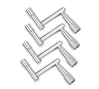 HAMPPLIES 4pcs Fast Loading Unloading Drum Key Essential Drum Tuning Tools for Drummers Construction for Easy Changes Accessory for Acoustic