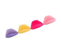 HAMPPLIES 4pcs Flute Thumb Rest Cushion Comfortable for Wind Instrument Random Color for and Relief from Sore Thumbs