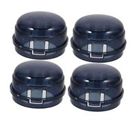HAMPPLIES 4Pcs Gas Stove Knob Covers Protective Covers for Gas Ranges Modern Design Durable Safeguard Against Accidental Touch for Kitchen Use