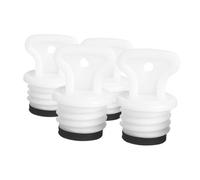 HAMPPLIES 4pcs Hot Water Bottle Safety Plug Inner Diameter Leakproof Stopper Replacement Cap PP Rubber Fit for Hot Water Bags Retains Warmth Reusable Seal for Home Office Travel