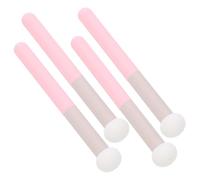 HAMPPLIES 4pcs Mushroom Head Concealer Sponges with Handle Compact Beauty Makeup Blenders for Foundation Powder Eye Creams and Concealer Application Skin-friendly Multifunctional Cosmetic