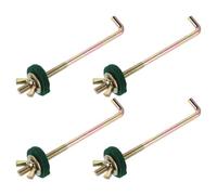 HAMPPLIES 4Pcs Piano Pedal Hook Repair Parts with Regulating Screws for DIY Piano Project Kit for Musical Instrument Maintenance and Tuning