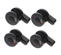 HAMPPLIES 4pcs Public Restroom Door Lock with Vacant Occupied Indicator Privacy Partition Lock for Toilet Plastic Material Easy Installation for Airports Offices Restaurants