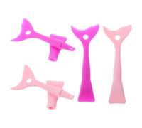 HAMPPLIES 4pcs Reusable Silicone Eyeliner Stencils for Beginners Eye Makeup Tool Eyebrow Eyeshadow Lip Line Face Contour Applicator Mold for Precise Application