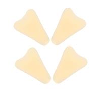 HAMPPLIES 4pcs Silicone Privacy Pads for Women Invisible Protective Stickers Breathable Ergonomic Underwear Guard for Swimming Yoga and Daily Use