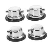HAMPPLIES 4pcs Silver Double End Drum Lugs Snare Drum Support Accessory Percussion Replacement Parts for Enhanced Sound Clarity and Secure Connection
