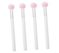 HAMPPLIES 4pcs Small Mushroom Head Makeup Sponge for Women Non Blending Applicators for Liquid Powder Foundation Washable Beauty Tools for Smooth Application