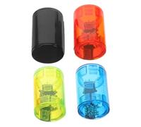 HAMPPLIES 4pcs Ukulele Finger Shakers Lightweight Plastic Rhythm Hammers Iron Beads for Musicians the Go, for Ukulele Band Performances and Adding Variety of Rhythms