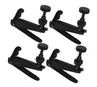 HAMPPLIES 4pcs Violin String Adjuster Tuner Fine Adjusters for Violin Durable Easy Install Accessories High Precision Smooth Functionality Practical Design for Musicians