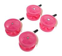 HAMPPLIES 4pcs Walker Replacement Wheels Universal Stroller Swivel Plastic Caster Wheels Silent Sturdy Walker Parts for Learning to Walk