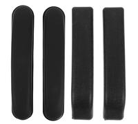 HAMPPLIES 4pcs Wheelchair Armrest Cushions Replacement Soft Pu and Sponge Pads for Power Chairs with Plastic and Pu Hole Spacing, Easy to Clean and Arm Pressure, for Care Facilities