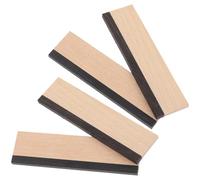 HAMPPLIES 4pcs Wood Guitar Bridge Saddle for Acoustic and Dobro Guitars Stable Intonation Upgrade Easy DIY Replacement for Folk and Classic Models Enhanced Sound Transmission and Vivid