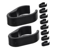 HAMPPLIES 50 Pcs Microphone Cable Clips Flexible Plastic Cord Organizer for Mic Stands Home Studio Accessories Easy Attachment and Noise Interference Prevention