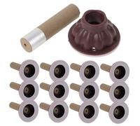 HAMPPLIES 50 Sets Thickened Moxibustion Sticks with Bases Medical Grade Moxa for Relief Cervical Spondylosis Lumbar Strain and Dysmenorrhea Therapy Traditional Chinese Heat Treatment