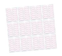 HAMPPLIES 50 Sheets Eyelash Extension Tapes Self-Adhesive Lash Mapping Chart Practice Tape for Eyes Lightweight Breathable Eyelash Isolation Pads for Salon and Makeup Use