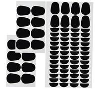 HAMPPLIES 50pcs Adhesive Silicone Saxophone Mouthpiece Cushions Pads for Alto Tenor Clarinet Instrument Supplies Musician Accessories