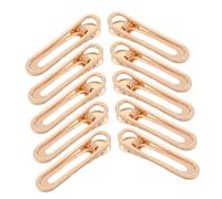 HAMPPLIES 50pcs Golden Hollow Alligator Hair Clips Hairpins DIY Hair Clamps for Salon Styling and Hairdressing Accessories Chic and Versatile Barrettes for Women