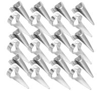 HAMPPLIES 50pcs Hair Nail Ring Braiding Hair Rings Alloy Finger Tool for Braids Styling Cosplay Nail Art Parting Tool