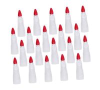 HAMPPLIES 50PCS Halloween Finger Covers with Glow Lightweight False Nails for Witch Zombie Costume Parties Masquerade Nail Props for Horror Events and Haunted House Decor