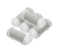 HAMPPLIES 5pcs Foot File Replacement Rollers for Electric Pedicure Tool Coarse Dead Skin Removing Heads Easy Install and Clean Compatible with Various Foot Files