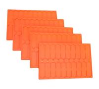 HAMPPLIES 5pcs Laboratory Microscope Slide Holder Slot Vertical Drying Rack Space-saving Slide Storage Board for Microbiology and Cell Studies Washable Compatibility Secure Sample Drying