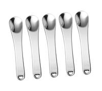 HAMPPLIES 5pcs Mini Cosmetic Skincare Spatulas Makeup Spoon Pick Stick for Eye Cream Lotion Application