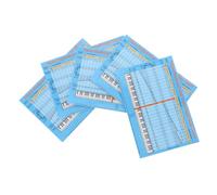 HAMPPLIES 5pcs Piano Keyboard Stickers Removable PVC Note Labels with Scales and Chord Chart for Beginners Music Learning Supplies Safe Non-residue Keyboard Accessories