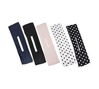 HAMPPLIES 5pcs Twisted Hair Bun Maker Set with Wire Hair Styling Tool for Women Girls Lazy Bun Maker for Easy Invisible Updo Styling