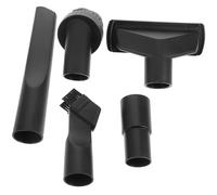 HAMPPLIES 5pcs Vacuum Cleaner Brush Attachment Set with Adapter for Inner Durable Plastic Vacuum Accessories with PP Bristle and Natural Horsehair Brushes Compatibility for Versatile