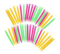 HAMPPLIES 6-inch Spiral Perm Rods 5pcs Hair Curling Tools Stable Hold for Home and Professional Hairdressing on Long and Medium Hair Random Color