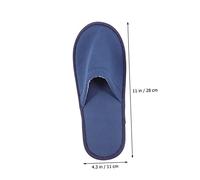 HAMPPLIES 6 Pairs Disposable Fabric Slippers for Women and Men Lightweight Non-slip Indoor Guest House Slippers Portable Hotel Travel Spa Bedroom Footwear Skin-friendly Breathable Design