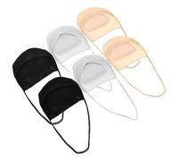 HAMPPLIES 6 Pairs Women Thin Invisible Liner Socks Breathable Chinlon Material Short Ankle Boat Socks Multipack in Grey Black Nude for Casual and Everyday Wear