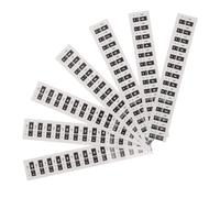 HAMPPLIES 60 Pcs Harmonica Note Stickers for 24-hole and 28-hole C Key Polyphonic Harmonicas - Reusable Dark Tone Scale Marking Labels with Numbered Musical Notes for Beginner Learning