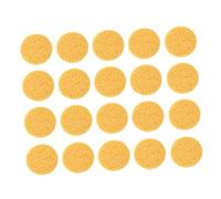 HAMPPLIES 60pcs Rounded Makeup Puff Pads Comfortable Facial Cleaning Sponges Soft Cosmetic Pads for Home and Salon Use Suitable for Beginners and Professionals